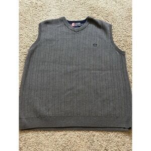 Men's CHAPS By Ralph Lauren V Neck Knitted Sweater Vest - Large